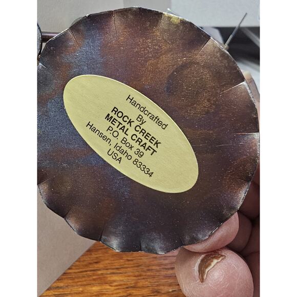 Vtg Metal Art 19th Hole Bartend Nuts Signed Rock Creek Metalcraft Gift USA Made - Picture 8 of 8